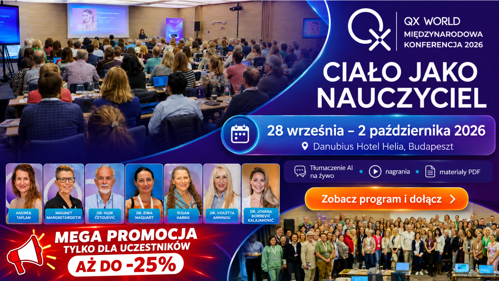 Międzynarodowa Konferencja QX World 2026 w Budapeszcie